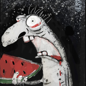 Melon d'eau Moon & Stars water melon